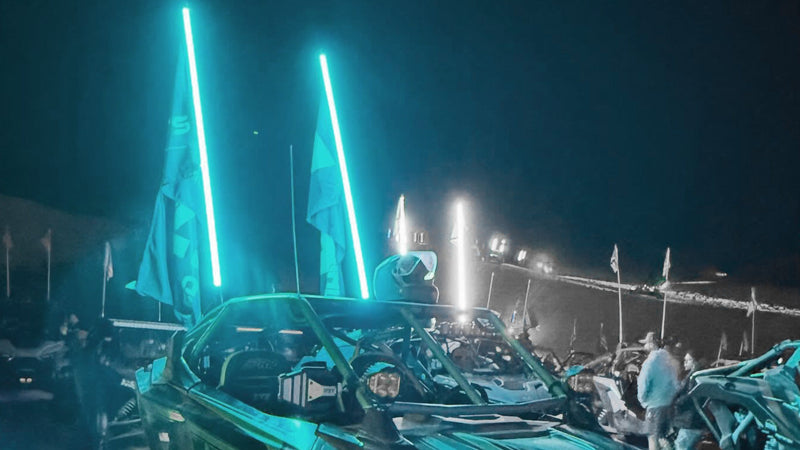 MWhips.com Lights Up THE DIRT EXPO Ventura with Premium LED Whips and Custom Vehicle Lighting